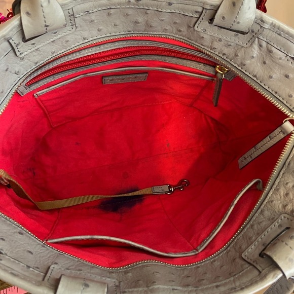 DOONEY & BOURKE Beacon Ostrich Collection Tote - Picture 5 of 10